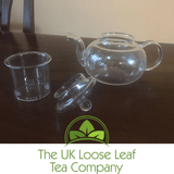 600ml Glass teapot with Glass Infuser - The UK Loose Leaf Tea Company Ltd