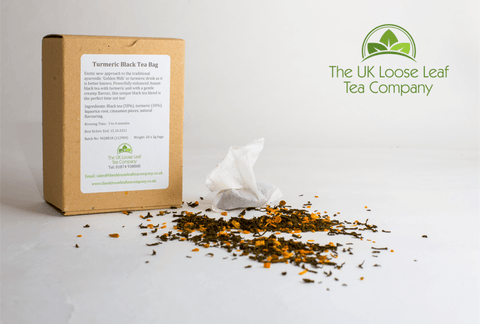 Turmeric Black Tea Bags - The UK Loose Leaf Tea Company Ltd