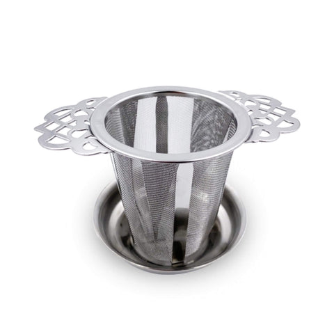 2-Pack Stainless Steel Mesh Tea Infuser – Reusable Loose Leaf Strainer, Eco-Friendly Silver Filter