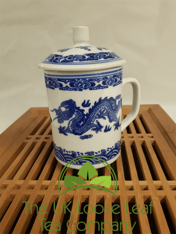 Blue and White Dragon Design Mug - The UK Loose Leaf Tea Company Ltd