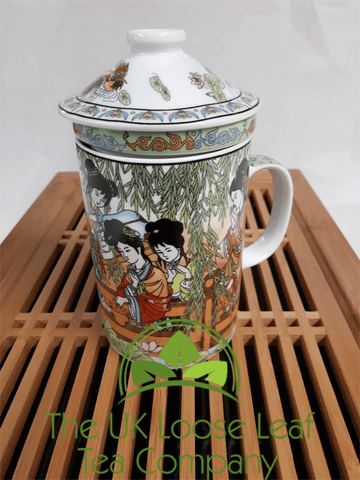 Ladies in Garden Infuser Mug - The UK Loose Leaf Tea Company Ltd