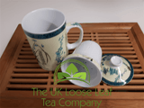 Bamboo Design Infuser Mug - The UK Loose Leaf Tea Company Ltd