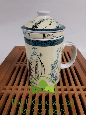 Bamboo Design Infuser Mug - The UK Loose Leaf Tea Company Ltd