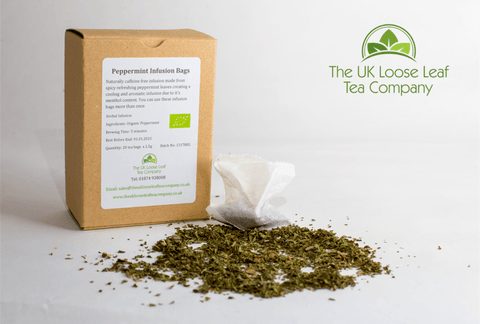 Peppermint Infusion Bags - The UK Loose Leaf Tea Company Ltd