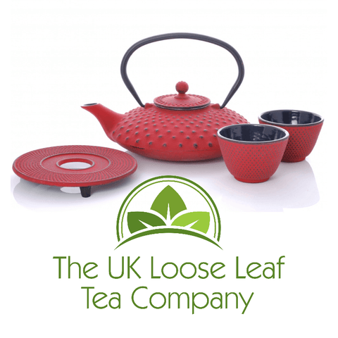 Tetsubin Red/Black Tea Set 800ml - The UK Loose Leaf Tea Company Ltd