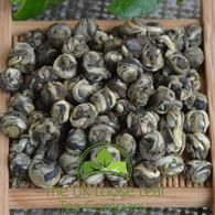 China High Mountain BaiHao Jasmine Dragon Pearls - The UK Loose Leaf Tea Company Ltd