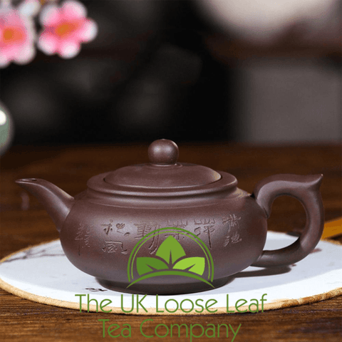 Purple Clay Teapot 320ml - The UK Loose Leaf Tea Company Ltd